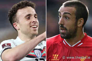 Jose Enrique rips into Cristiano Ronaldo and Man Utd star Bruno Fernandes in cheeky post about Jota... - The Irish Sun