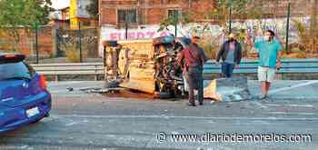 Resultan 8 heridos tras un choque múltiple en Paso Express Cuernavaca - Diario de Morelos