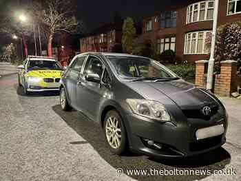 Police seize car on Crompton Way