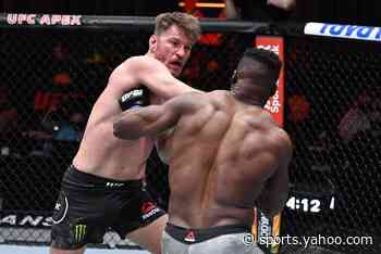 UFC 260 medical suspensions: Stipe Miocic potentially out two months following knockout loss - Yahoo Sports