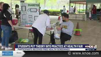 ULM medical students promote good health at community health fair - Knoe.com
