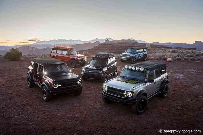 Ford’s Bronco team announces collaborator tieups for custom accessories