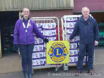Chester Lions Club donates 1000 Easter eggs to food bank - The Chester Standard