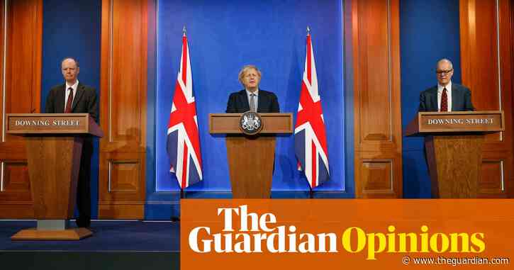 Two union flags flutter in hot air as Johnson tries to connect | Zoe Williams