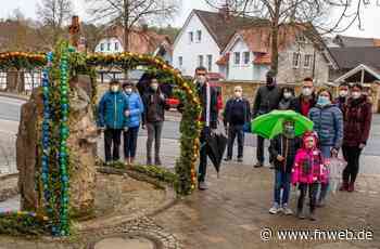 Bürger durften 300 Eier bemalen - Fränkische Nachrichten