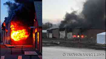 Fire at Wild Mountain ski area destroys maintenance building