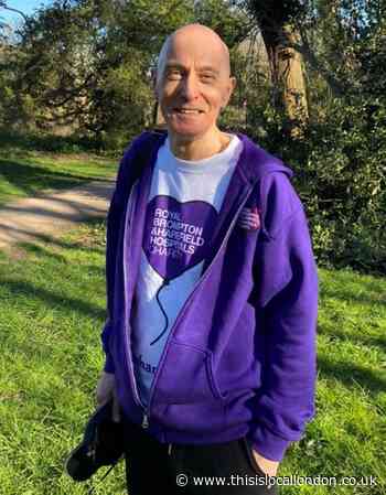 Heart op patient walks for Harefield Hospital charity
