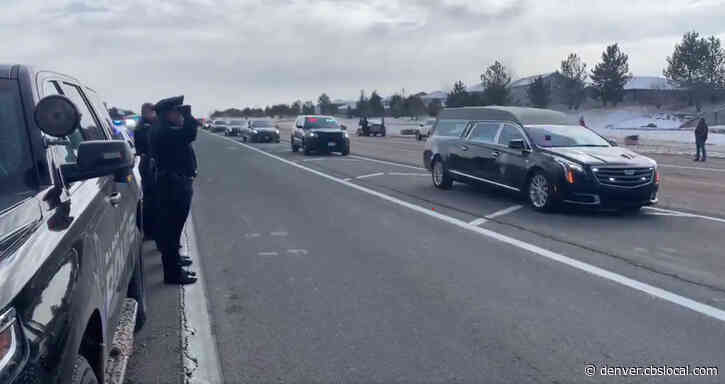 ‘Lights For Miles’: More Than 500 Police Vehicles Escorted Boulder Officer Eric Talley To Memorial Service