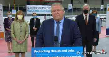 Doug Ford says Ontario is considering additional restrictions as COVID-19 cases rise