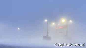 Spring storm wreaks havoc on Sask. roadways, power lines