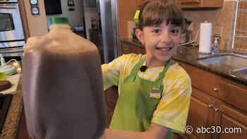 Fourth grader on a mission to change the world with lemonade stand