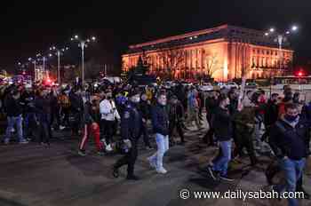 Scores of Romanians rally against coronavirus curfew, defy ban | Daily Sabah - Daily Sabah