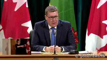 COVID-19: Saskatchewan Premier Moe cautions people planning to gather for Easter