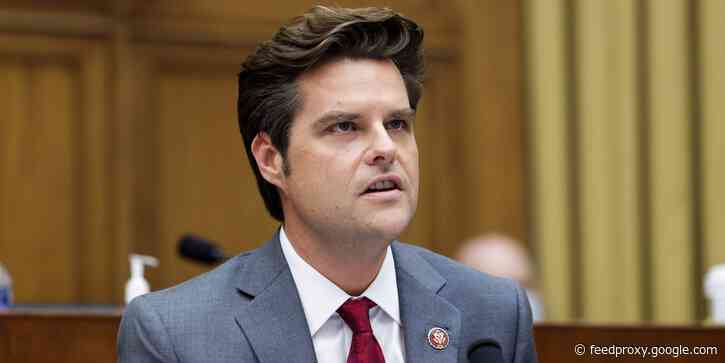 Rep. Matt Gaetz claims the DOJ's investigation into whether he violated sex trafficking laws is part of 'an organized criminal extortion' scheme against him
