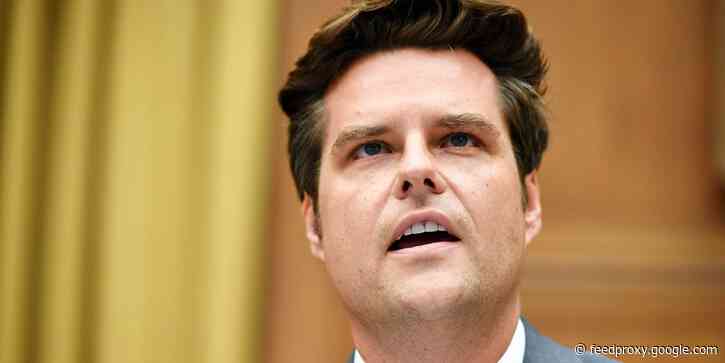 The DOJ is reportedly investigating whether Rep. Matt Gaetz had a sexual relationship with a 17-year-old and violated sex-trafficking laws