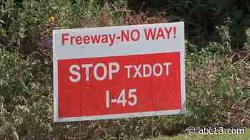 Houston homeowners continue fight against TxDOT's I-45 expansion that could displace thousands - KTRK-TV