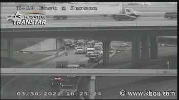 I-10 East reopens near downtown Houston after big rig crash - KHOU.com