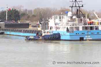 Echoes of Suez: Drifting cargo ship blocks English river - Barrhead News