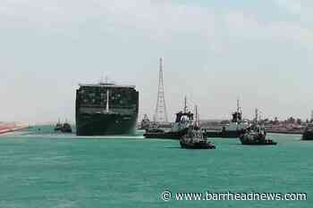Investigation under way after cargo ship freed in Suez Canal - Barrhead News