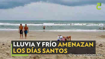 Lluvia y frío amenazan los días santos - El Cinco