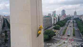 Comenzaron las tareas de mantenimiento en el Obelisco - buenosaires.gob.ar