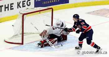 Regina Pats’ Connor Bedard takes over league scoring lead in 3-2 win over Moose Jaw Warriors