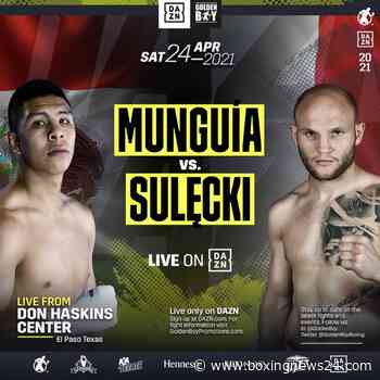Munguia vs Sulecki on April 24th, LIVE on DAZN