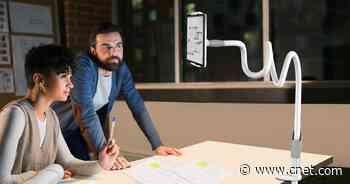 This gooseneck phone and tablet holder is a perfect $12.59 home office accessory     - CNET