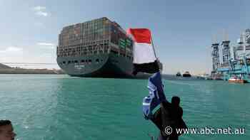 Losses from Ever Given blockage of Suez Canal estimated to reach more than $1 billion