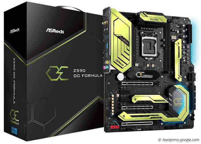 ASRock Z590 OC Formula motherboard specifically designed for overclocking