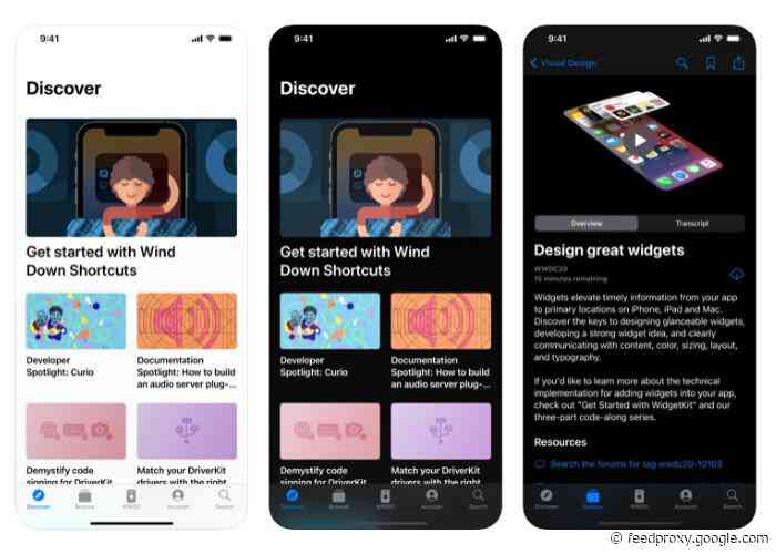 Apple Developer app redesigned for Apple WWDC 2021