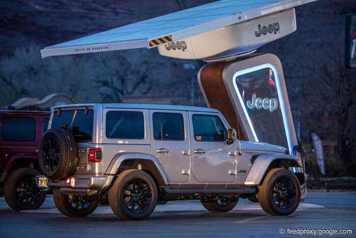 Jeep 4xe charging network coming to trailheads this spring