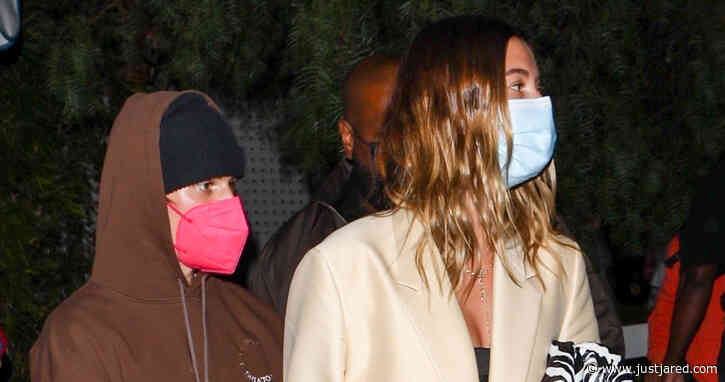 Justin & Hailey Bieber Keep Close on Date Night in West Hollywood