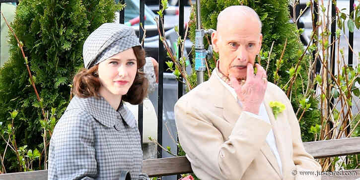 Rachel Brosnahan Cracks Up With John Waters On 'Marvelous Mrs. Maisel' Set