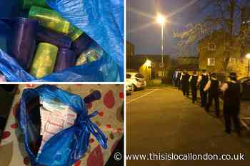 Drugs seized and two arrested in Woolwich police raid
