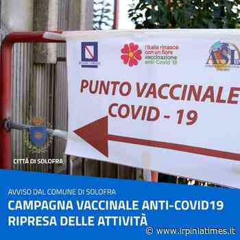 Covid-19. Riapre centro vaccinale a Solofra - https://www.irpiniatimes.it