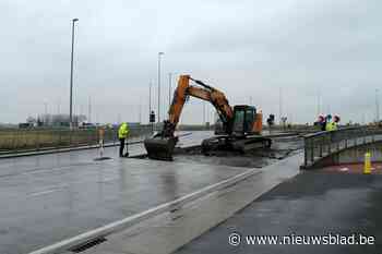 Heraanleg rotonde gaat vlugger dan gepland