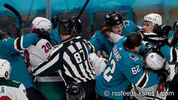 Wild bit by Sharks 4-2, winless in last 5 road games