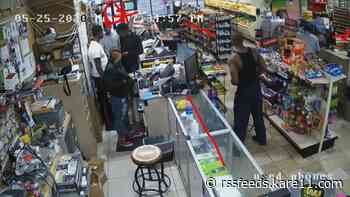 Surveillance video captures moments of normalcy before George Floyd's arrest