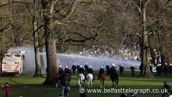 Belgian police clash with revellers at party in Brussels park