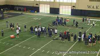 Wake Forest holds Football Pro Day - WFMYNews2.com