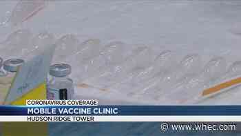 RHA and Trillium Health hold mobile vaccination clinic at Hudson Ridge Tower