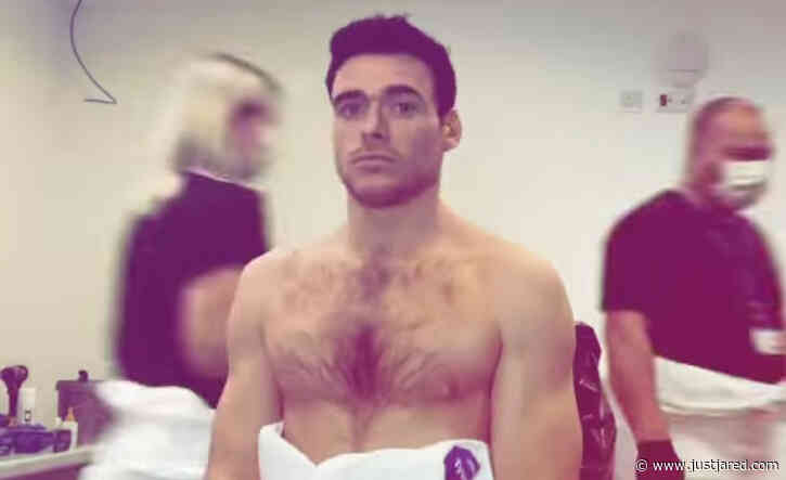 Richard Madden Goes Shirtless, Gets Covered in Plaster to Make New Costume!