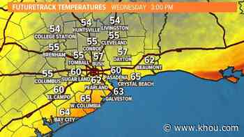 Cold front update: Houston's temps will drop into the 40s and 50s | Track the rain & view timeline - KHOU.com