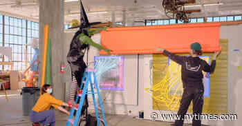 Up on the Met Roof, an Artist Is Taking Big Bird to New Heights