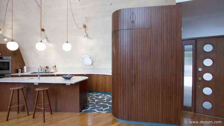 DAAM revamps kitchen of dome-shaped Shell House in New York's Catskills