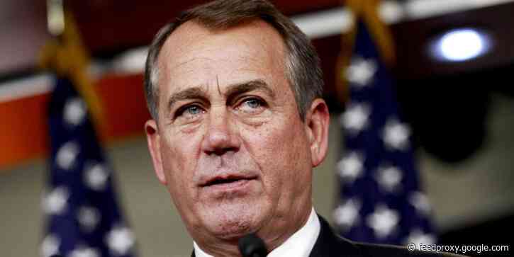 John Boehner says in forthcoming memoir that in 2010 a Republican could be a 'total moron' and still be elected in the midterms