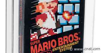 Super Mario Bros. auction breaks record with $660K sale     - CNET