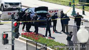 Officer killed after car rams into US Capitol barricade
