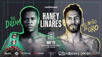 Devn Haney says Jorge Linares will be “Showcase fight”